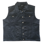 Veste à patches sur mesure noire