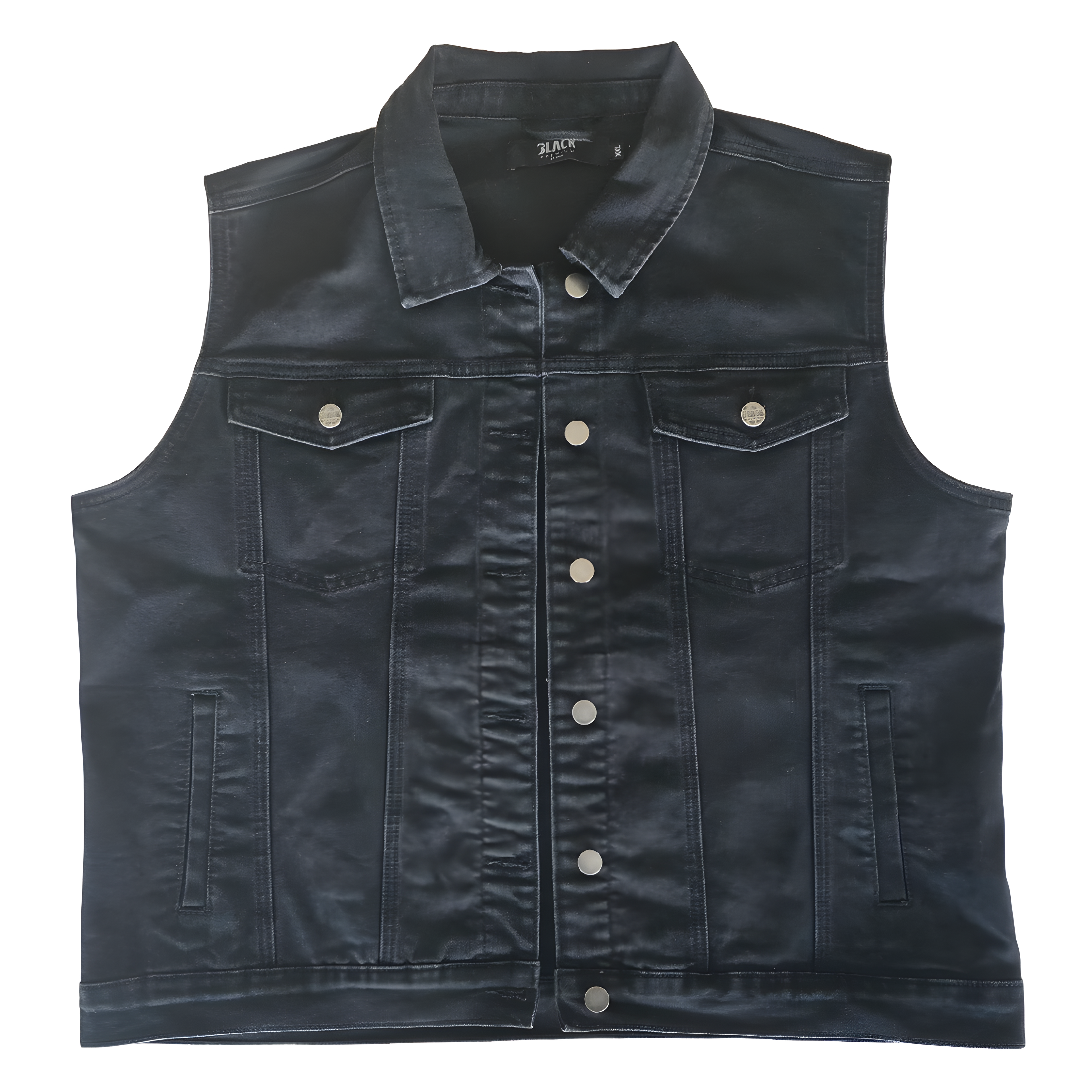 Veste à patches sur mesure noire
