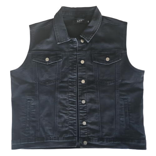 Veste à patches sur mesure noire