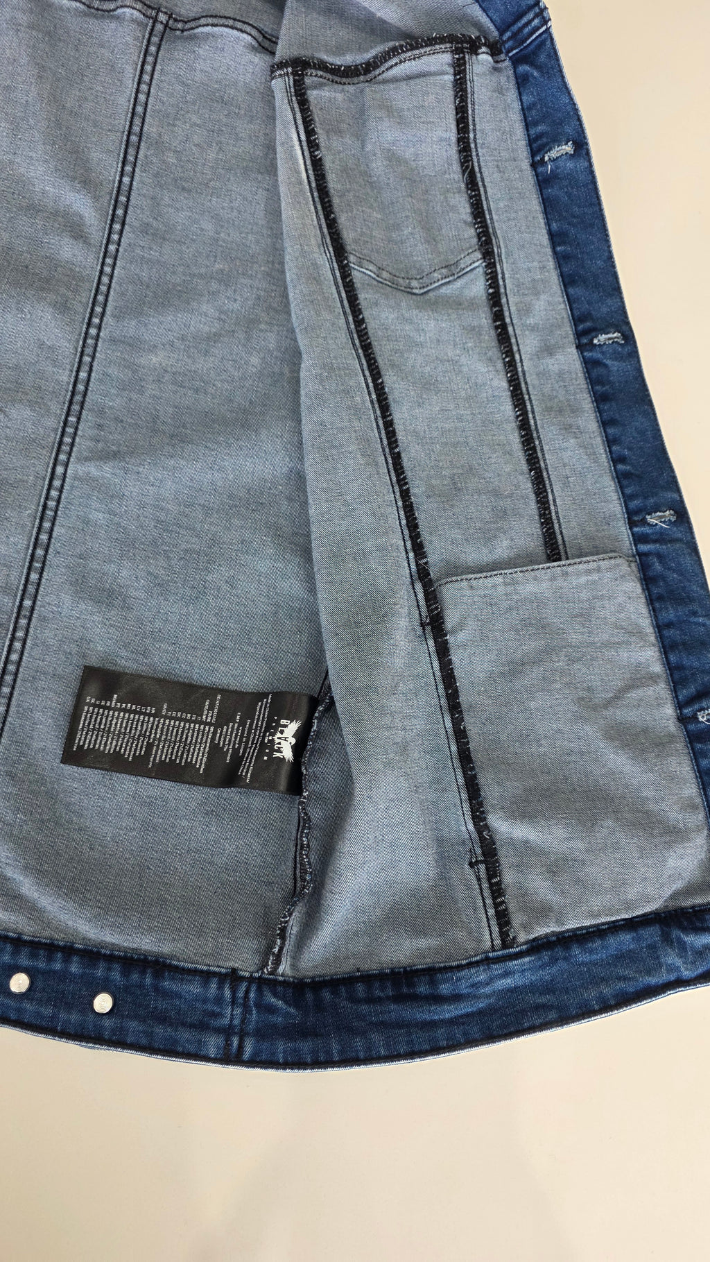 Veste à patches sur mesure