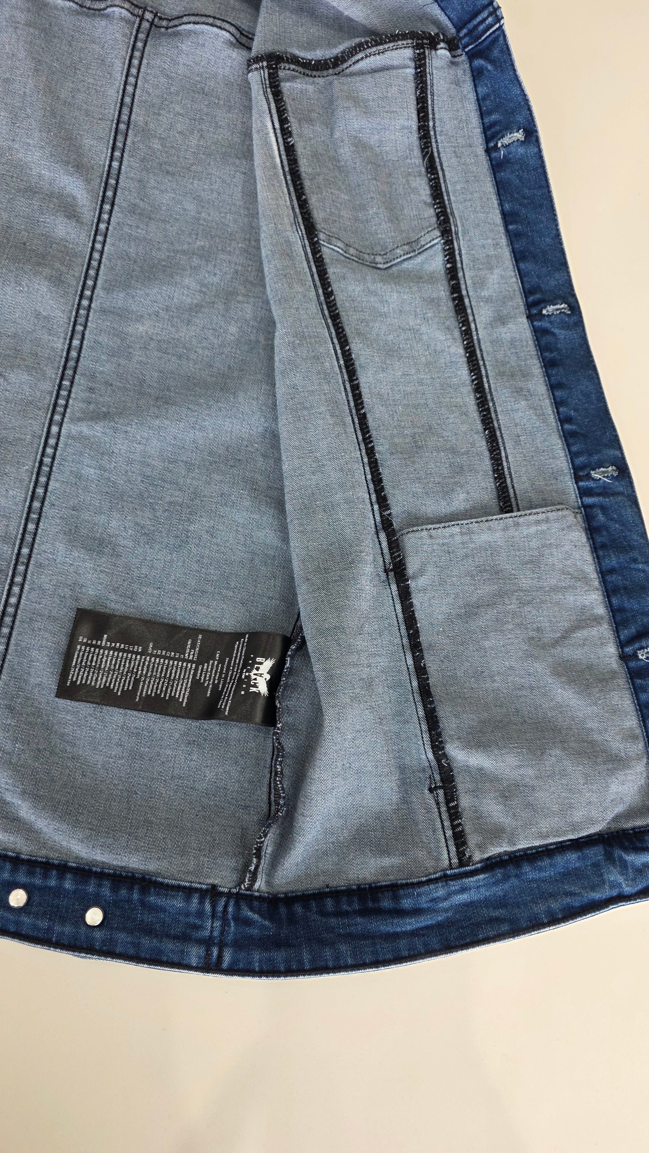 Veste à patches sur mesure