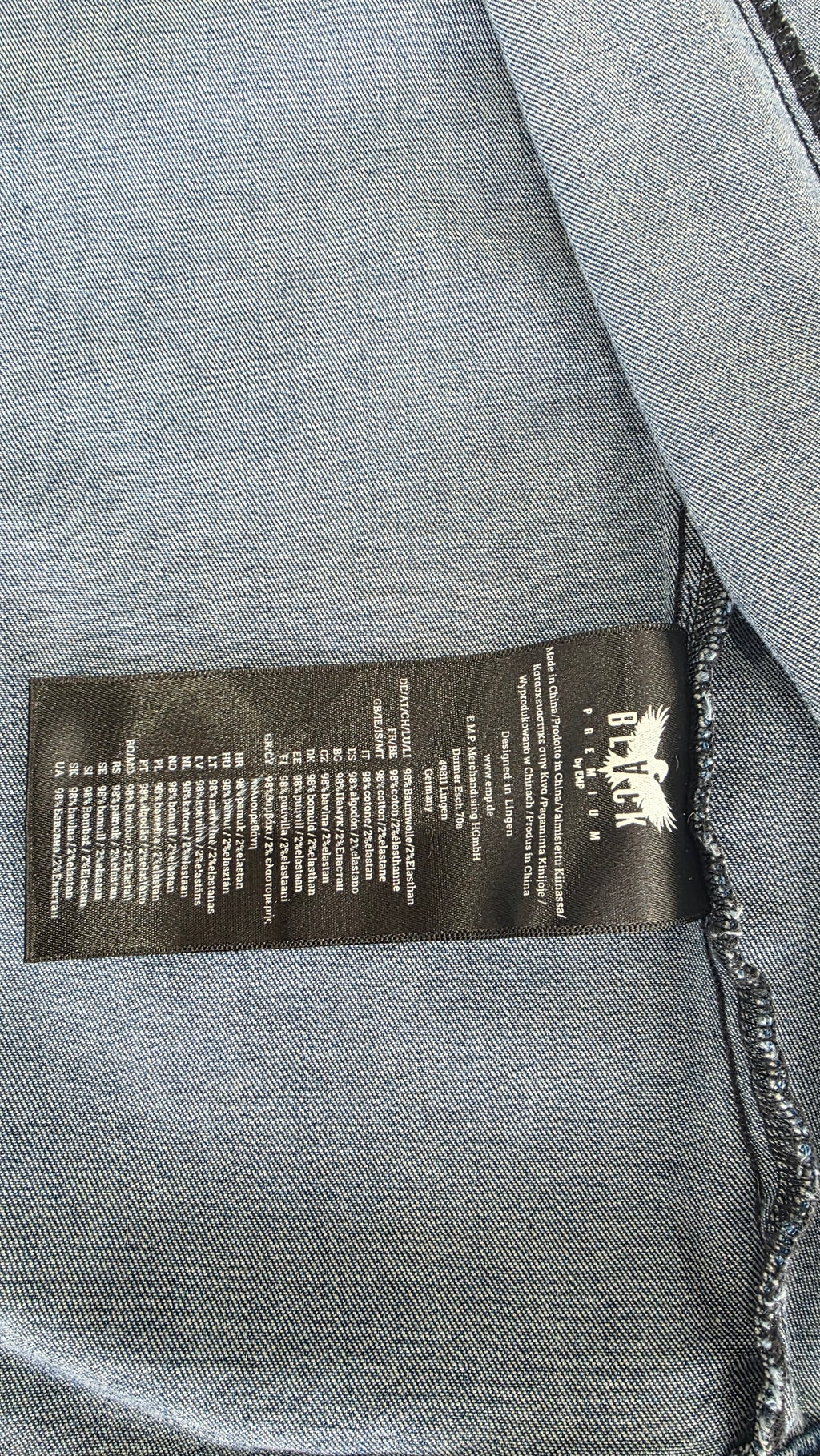 Veste à patches sur mesure