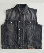 Veste à patchs gris anthracite de marque WPM - taille 2XL
