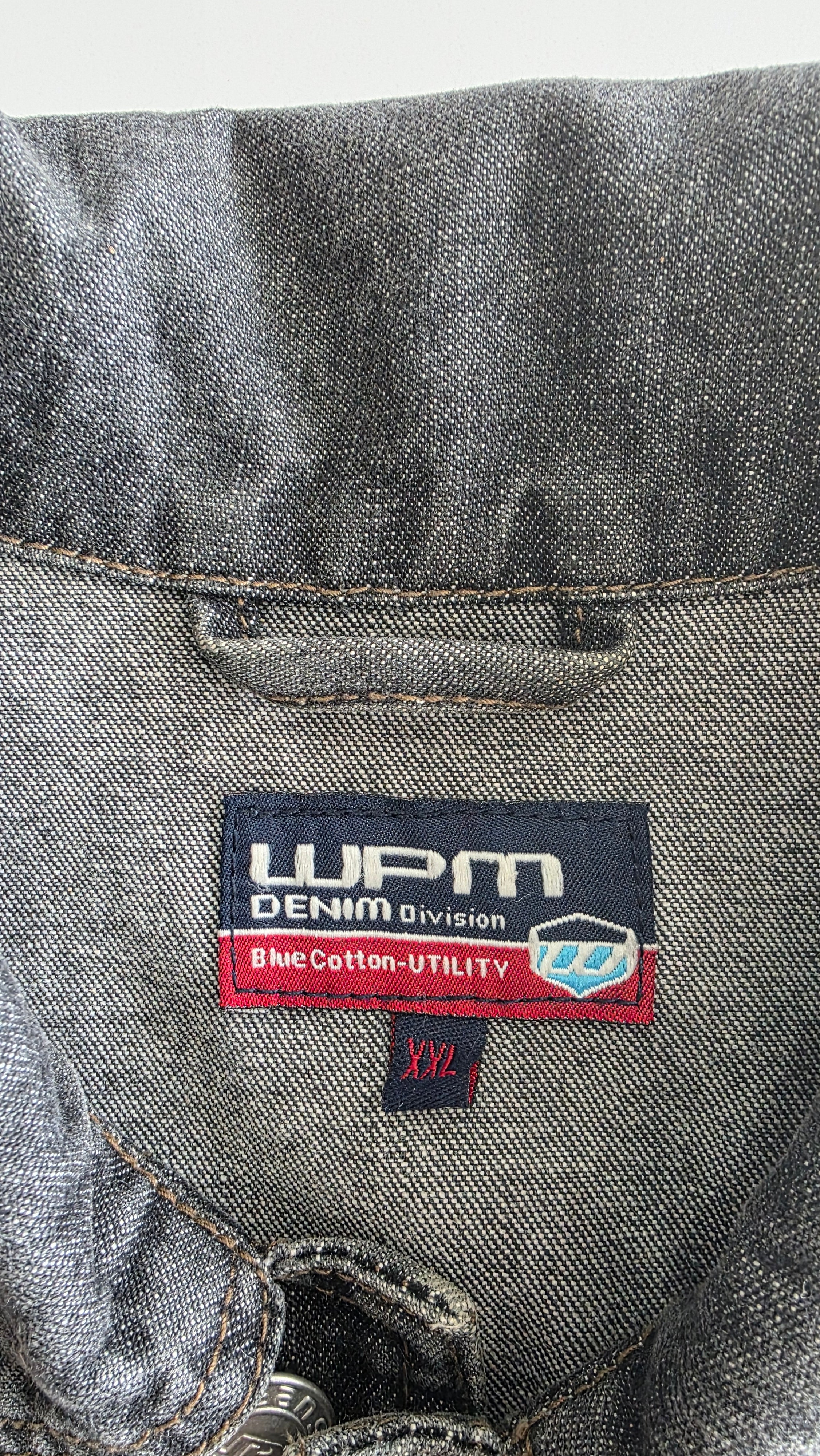 Veste à patchs gris anthracite de marque WPM - taille 2XL