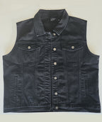 Veste à patchs noire de marque Black Premium - tailles S à 3XL