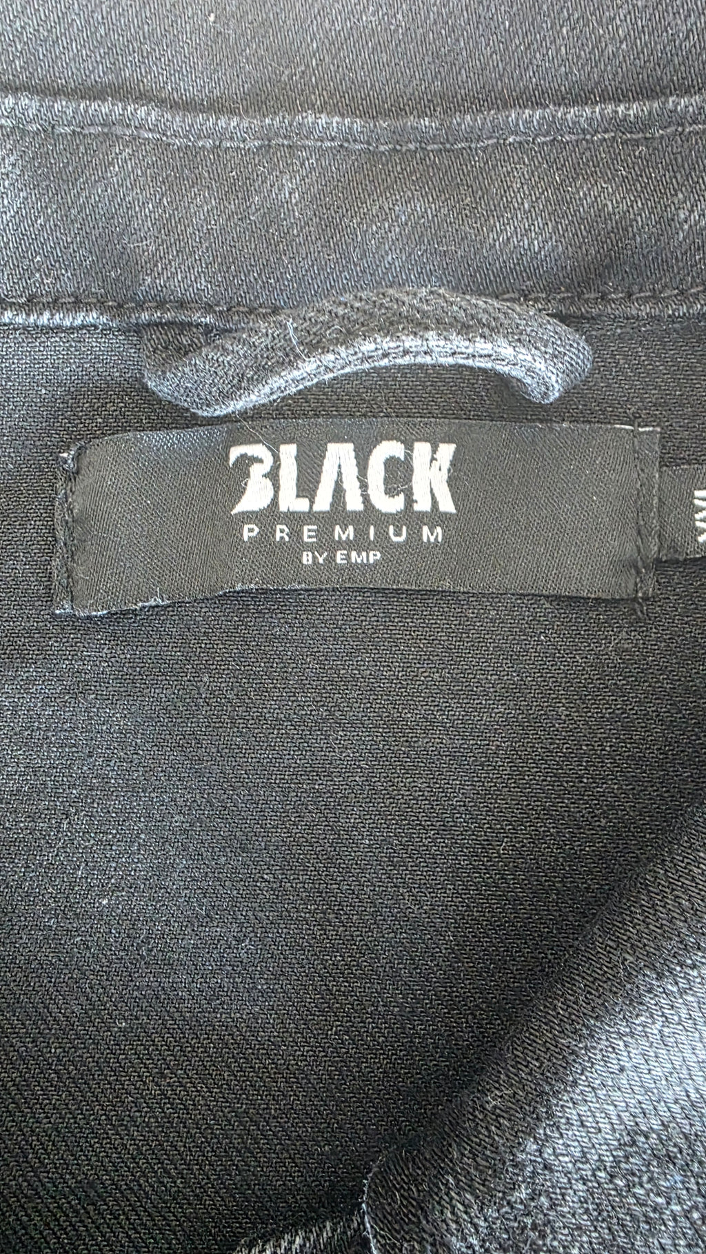 Veste à patches sur mesure noire