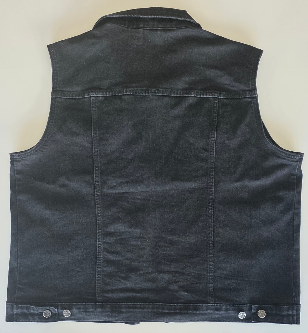 Veste à patches sur mesure noire