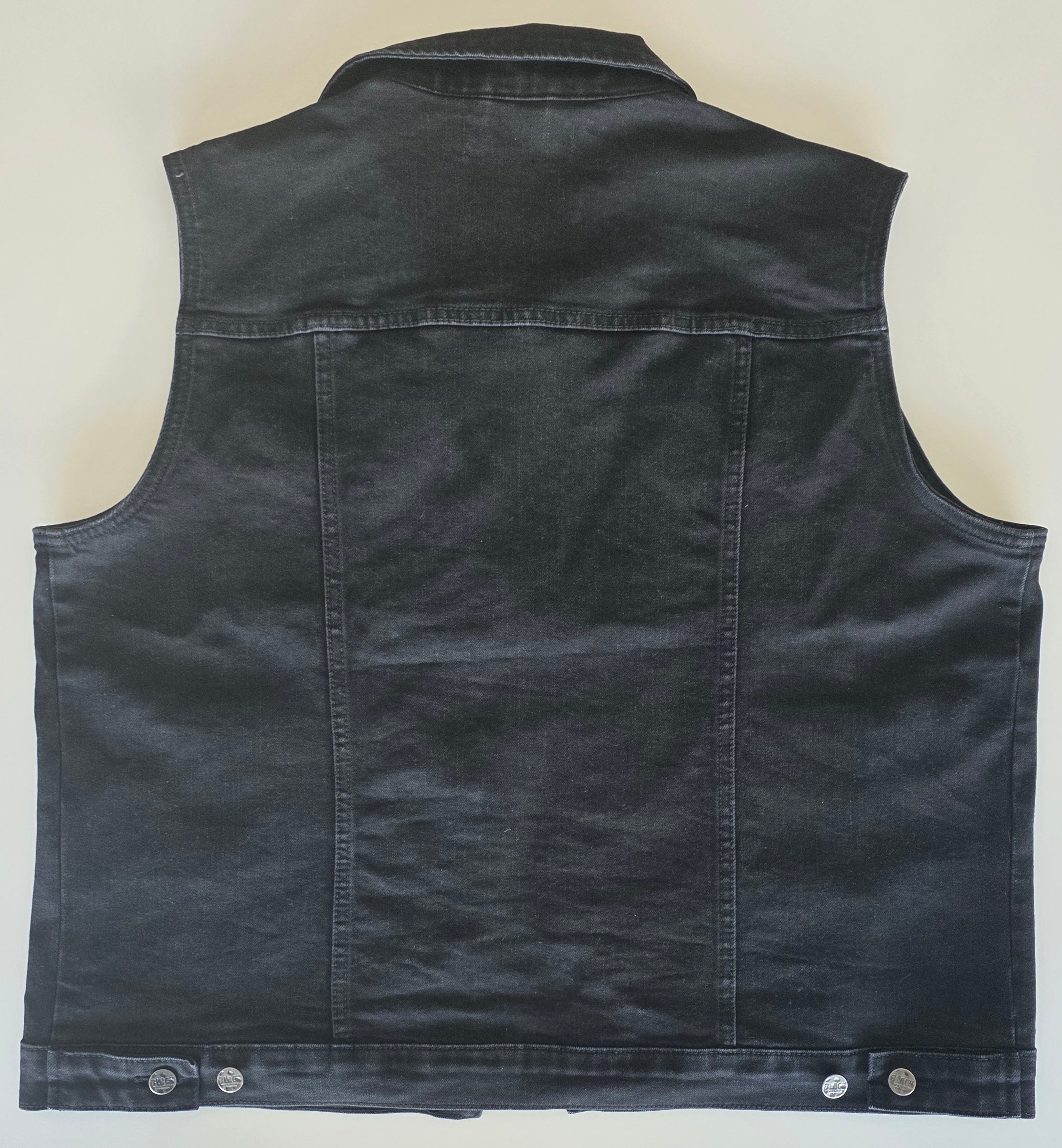 Veste à patches sur mesure noire
