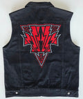 Veste à patchs customisée de marque Hellfest 2024 - tailles S à 2XL