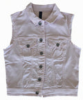 Veste à patchs rose pâle de marque Benetton - taille S