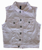 Veste à patchs rose pâle de marque Benetton - taille S