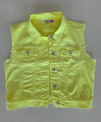Veste à patchs jaune de marque Fashion Pills - taille M