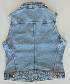 Veste à patchs bleue clair de marque Terranova - taille S