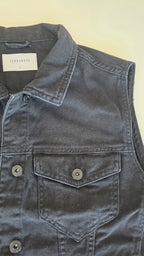 Veste à patchs noire de marque Terranova - tailles M, L ou XL