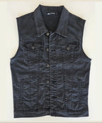 Veste à patchs gris anthracite de marque Black Number - taille L