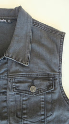 Veste à patchs gris anthracite de marque Black Number - taille L