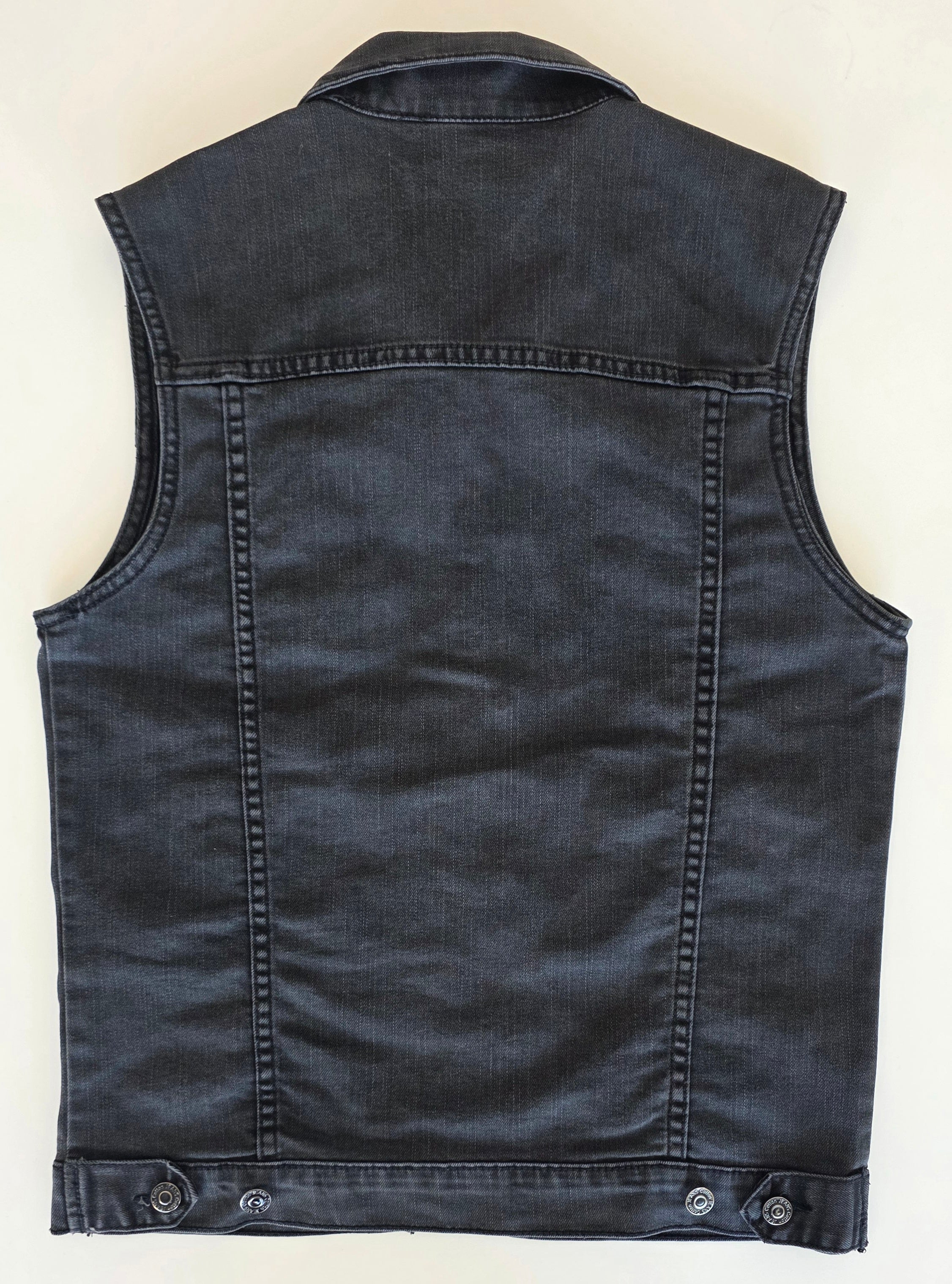 Veste à patchs gris anthracite de marque Black Number - taille L