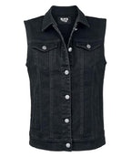 Schwarze Jacke mit Aufnähern – Größen S bis 3XL
