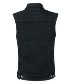 Schwarze Jacke mit Aufnähern – Größen S bis 3XL