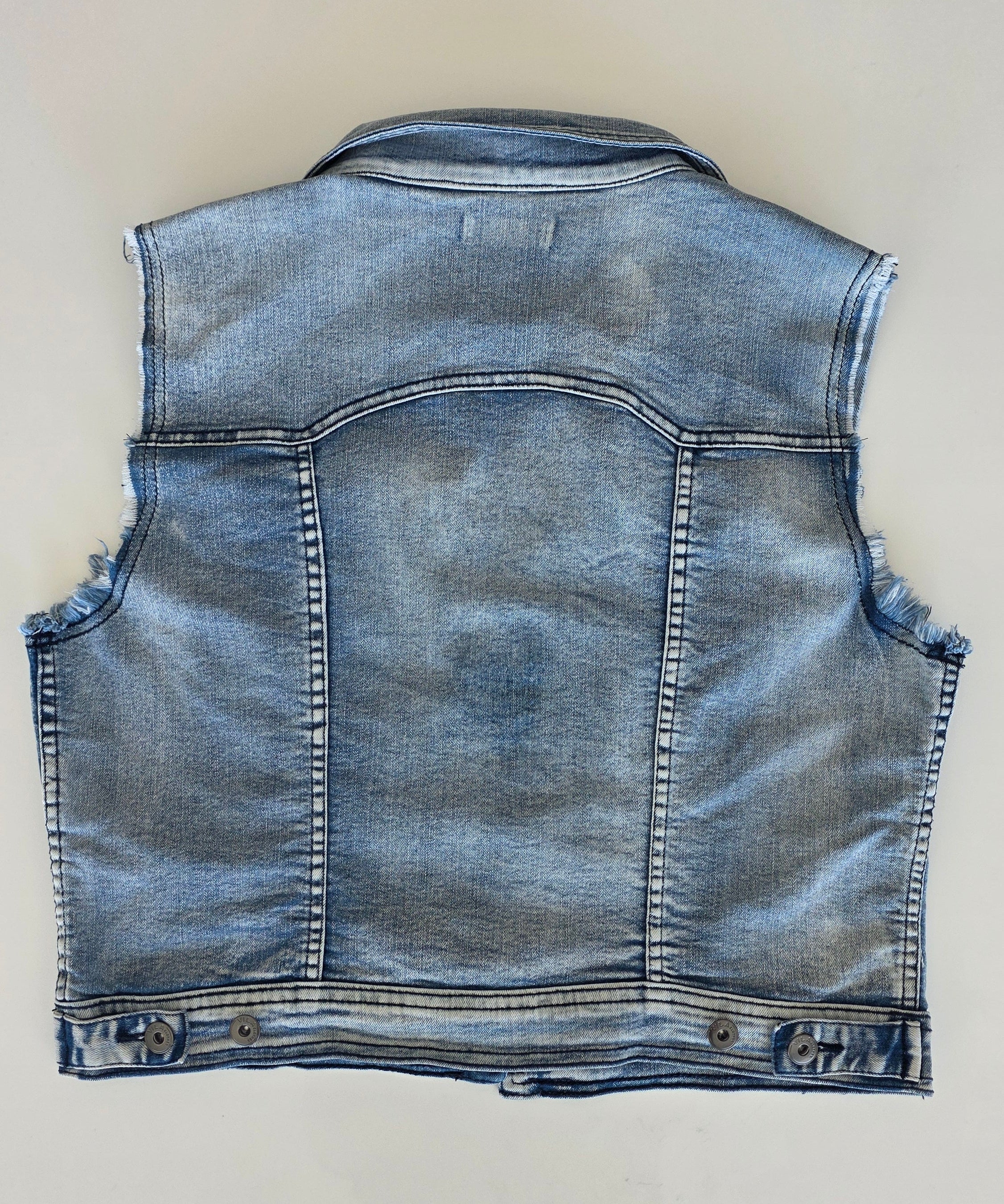Veste à patchs bleue clair de marque Vila - taille L