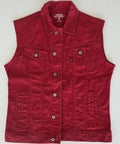 Veste à patchs rouge de marque Terranova - taille XL