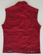 Veste à patchs rouge de marque Terranova - taille XL