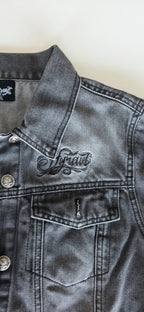 Veste à patchs grise de marque Hyraw - taille XL