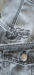 Veste à patchs grise de marque Hyraw - taille XL