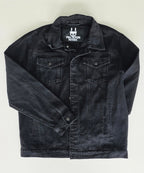 Veste à patchs noire de marque Pull The Plug - taille XL