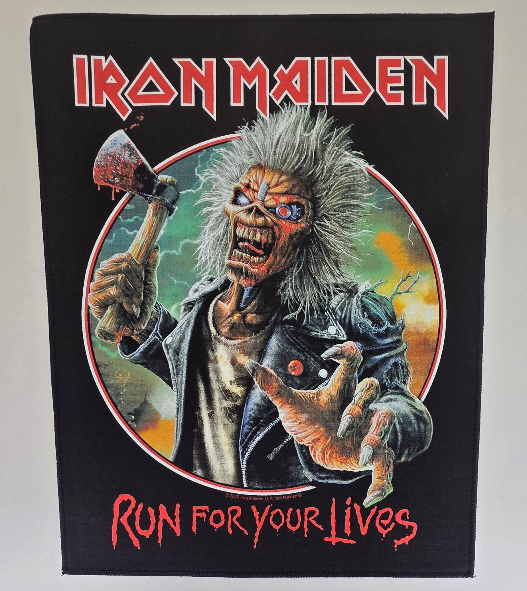Backpatch Iron Maiden - Run for Your Lives