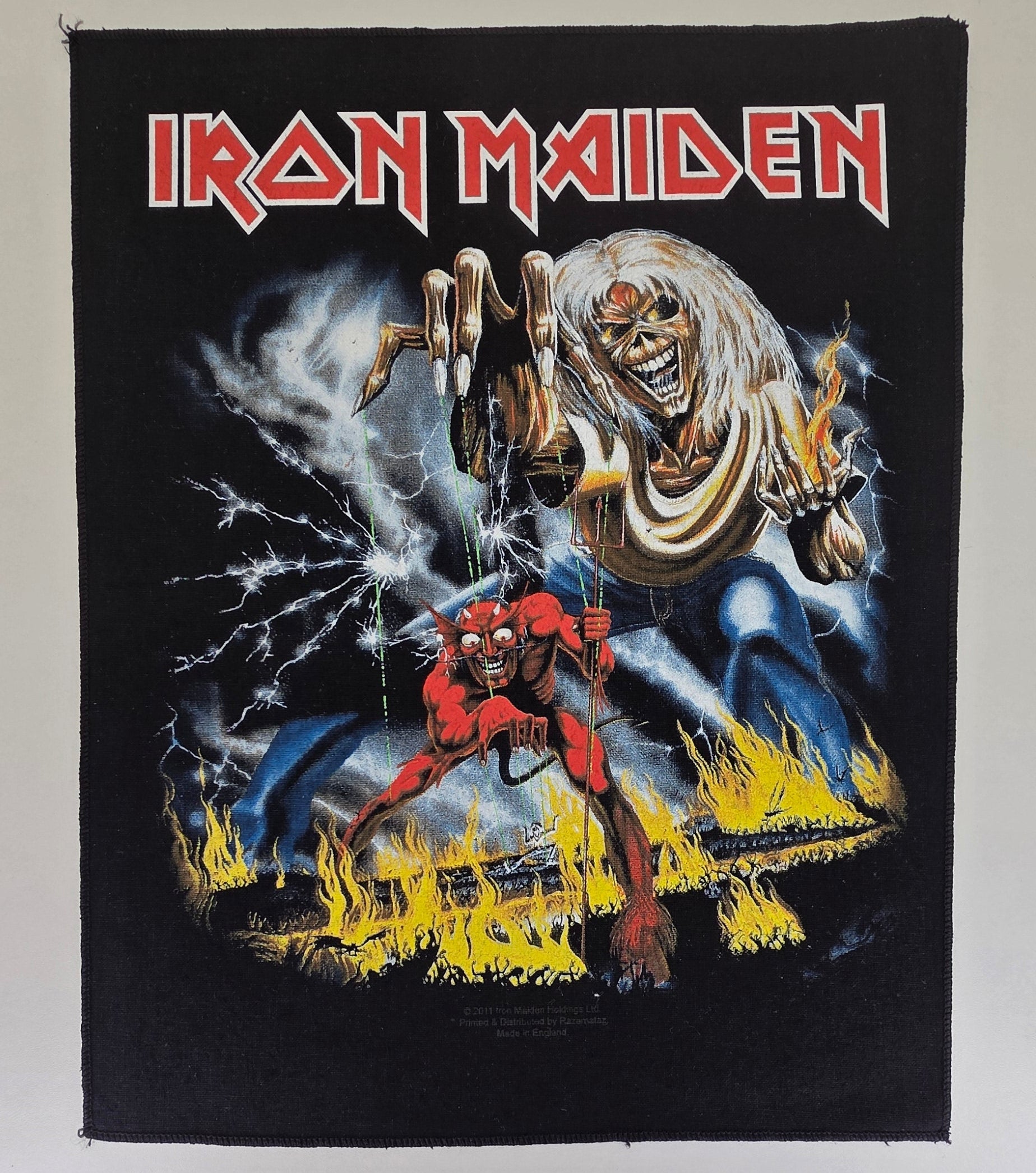 Backpatch Iron Maiden - The Number of the Beast