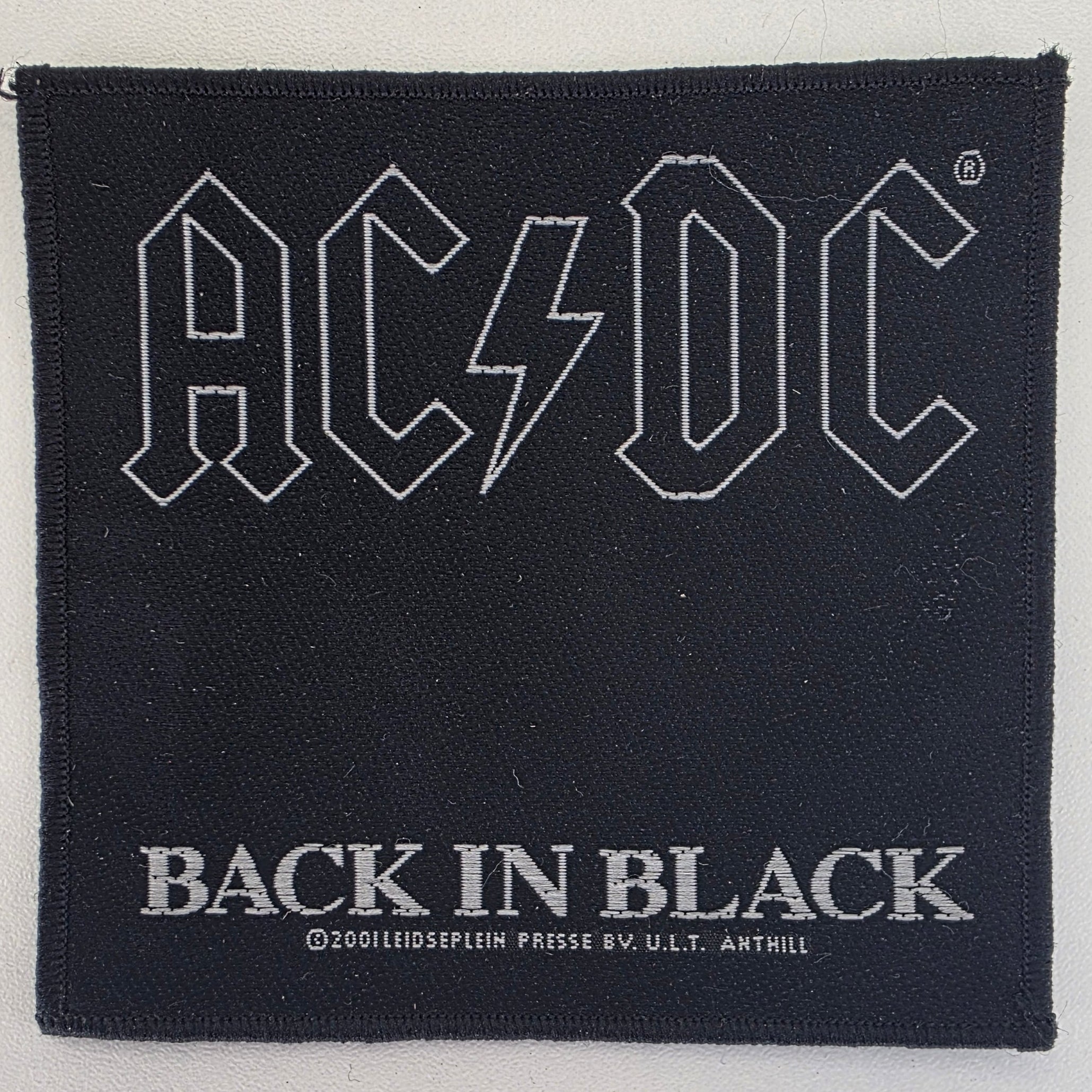 Patch ACDC Back in black