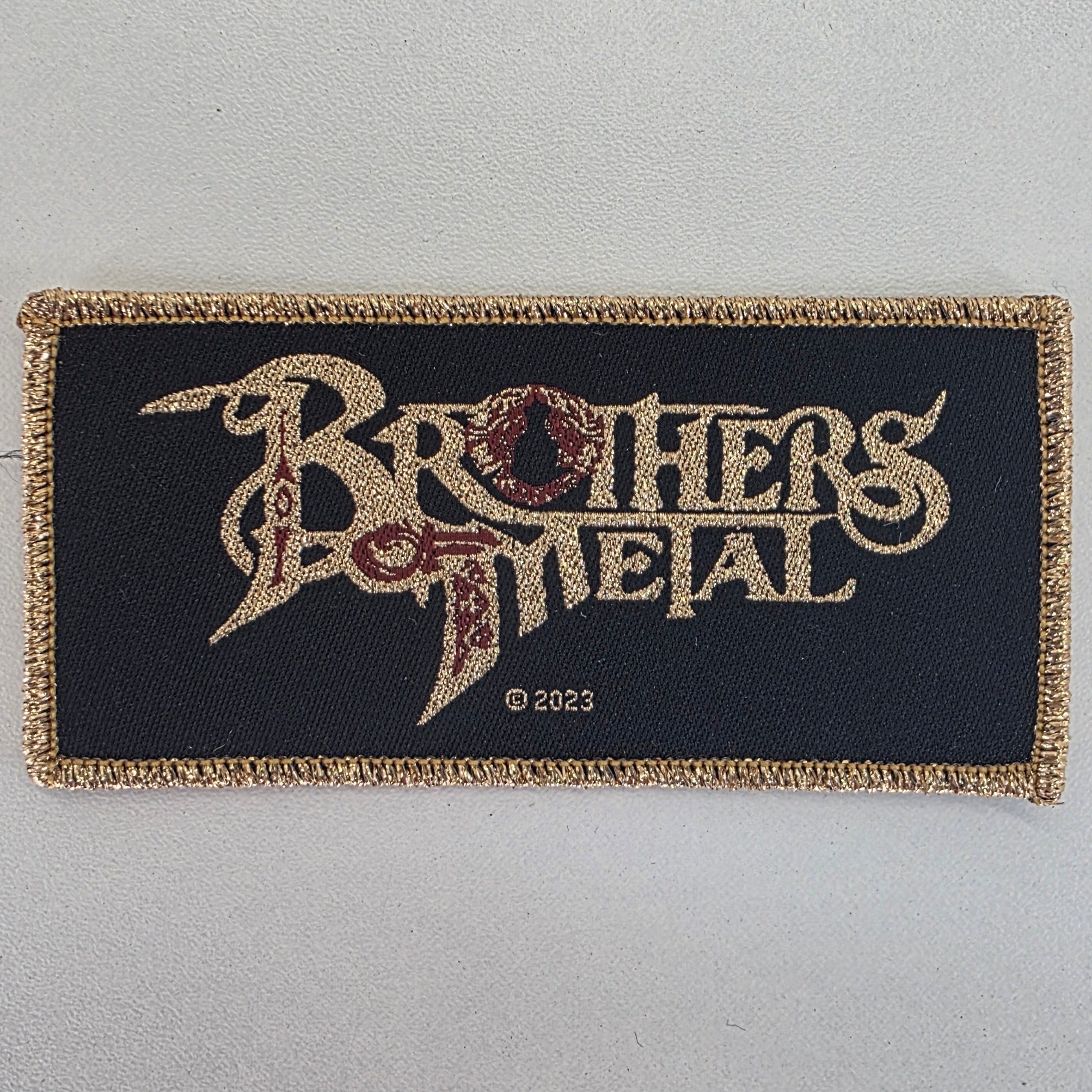 Patch Brothers Of Metal - golden logo