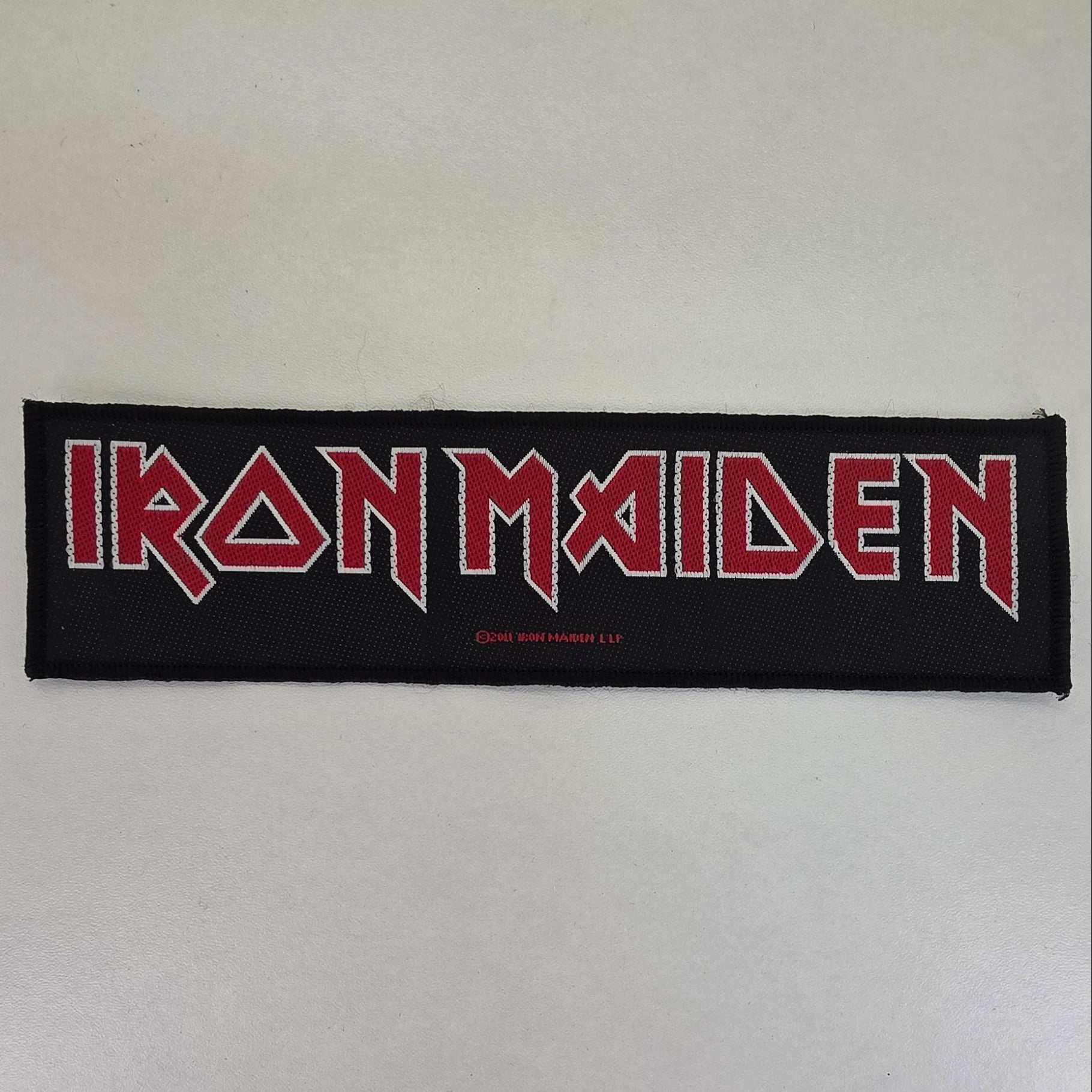 Patch Iron Maiden - rouge et blanc - stripe