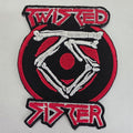 Patch Twisted Sister - rouge et blanc