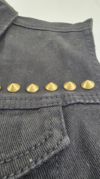 Pointe couleur bronze mat 10x5 mm en alliage massif fixation à vis