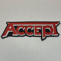 Backpatch Accept Logo Rouge Et Blanc - Metalvest