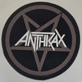 Backpatch Anthrax Blanc Rond - Metalvest