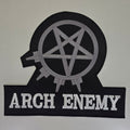 Backpatch Arch Enemy - gris et blanc - Metalvest