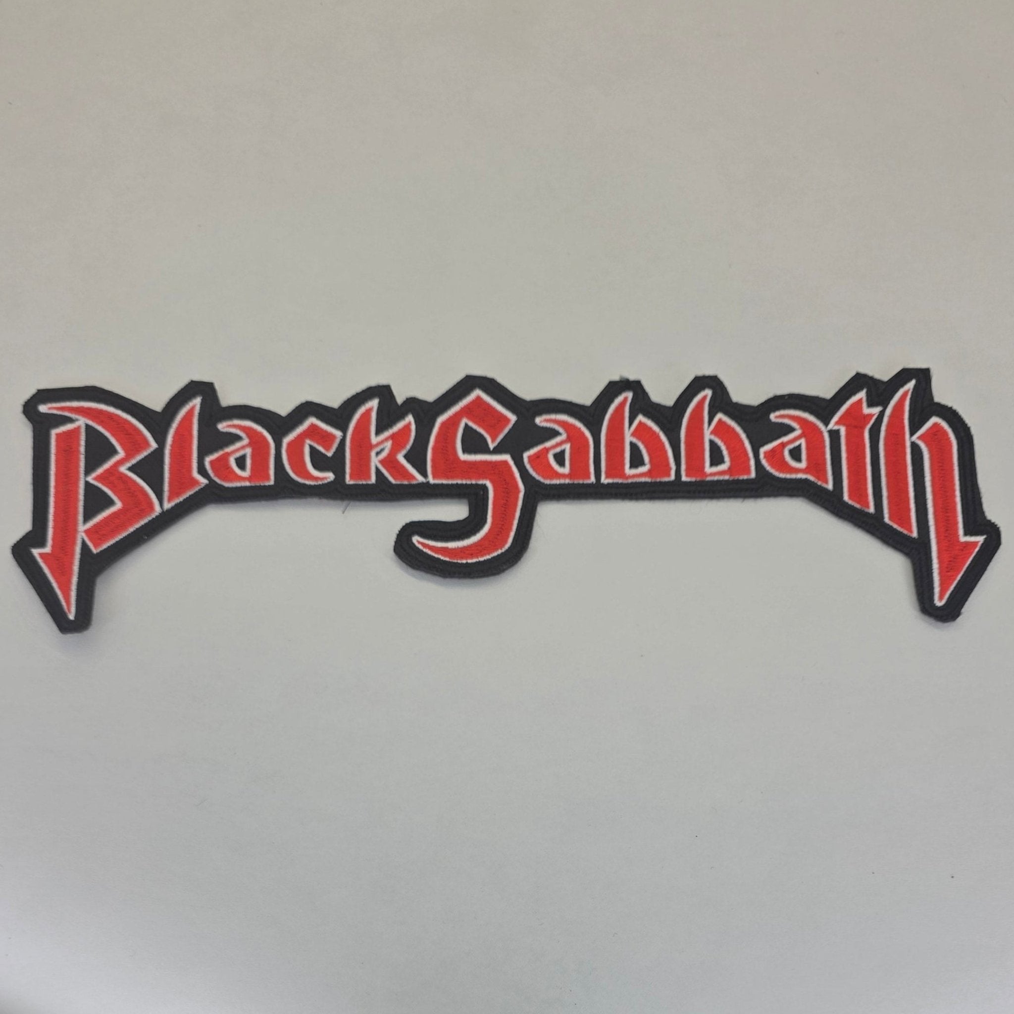 Backpatch Black Sabbath Rouge Orange Et Blanc - Metalvest
