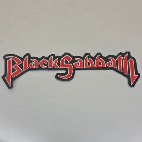 Backpatch Black Sabbath Rouge Orange Et Blanc - Metalvest