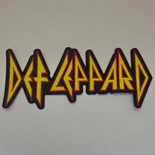 Backpatch Def Leppard Jaune Et Rouge - Metalvest