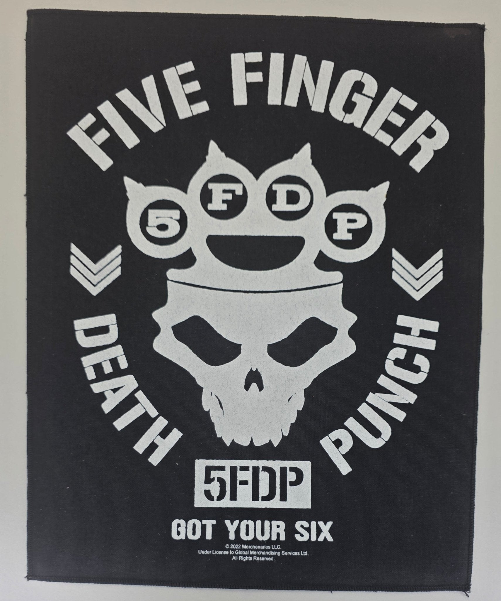 Backpatch Five Finger Death Punch Got Your Six - Metalvest