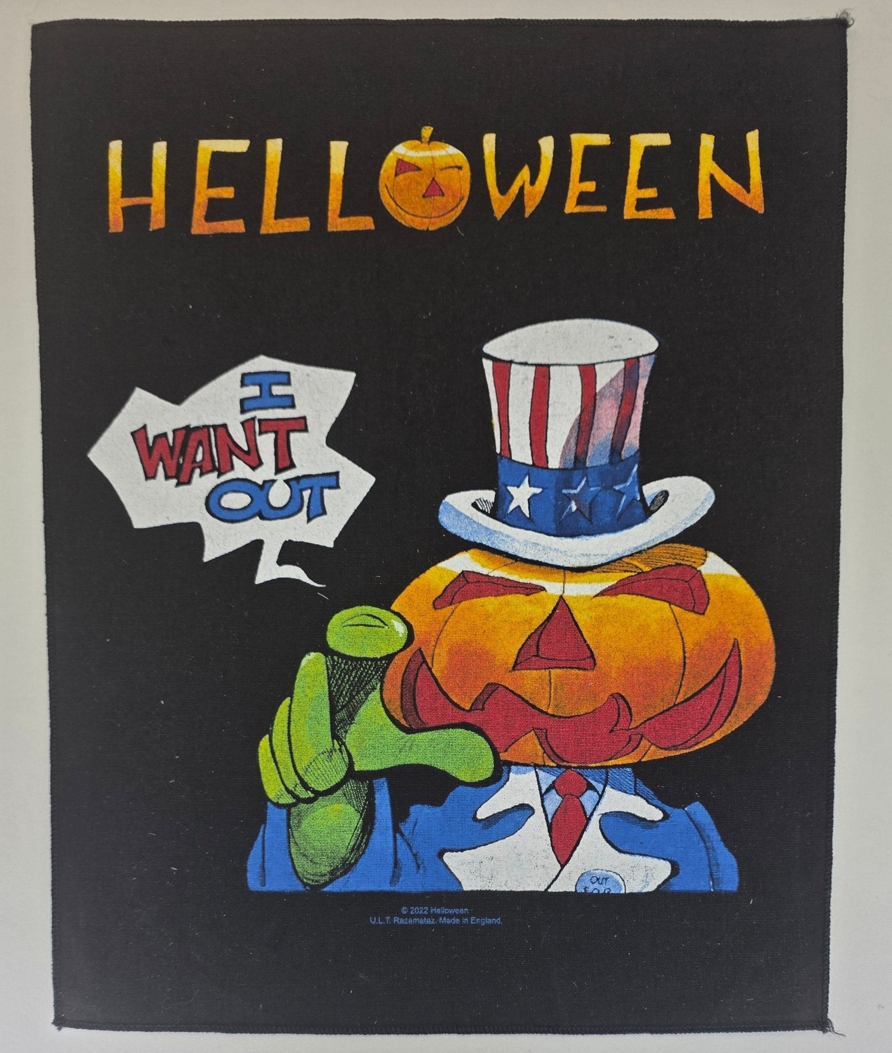 Backpatch Helloween I Want Out - Metalvest