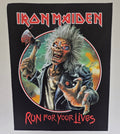 Backpatch Iron Maiden - Run for Your Lives - Metalvest