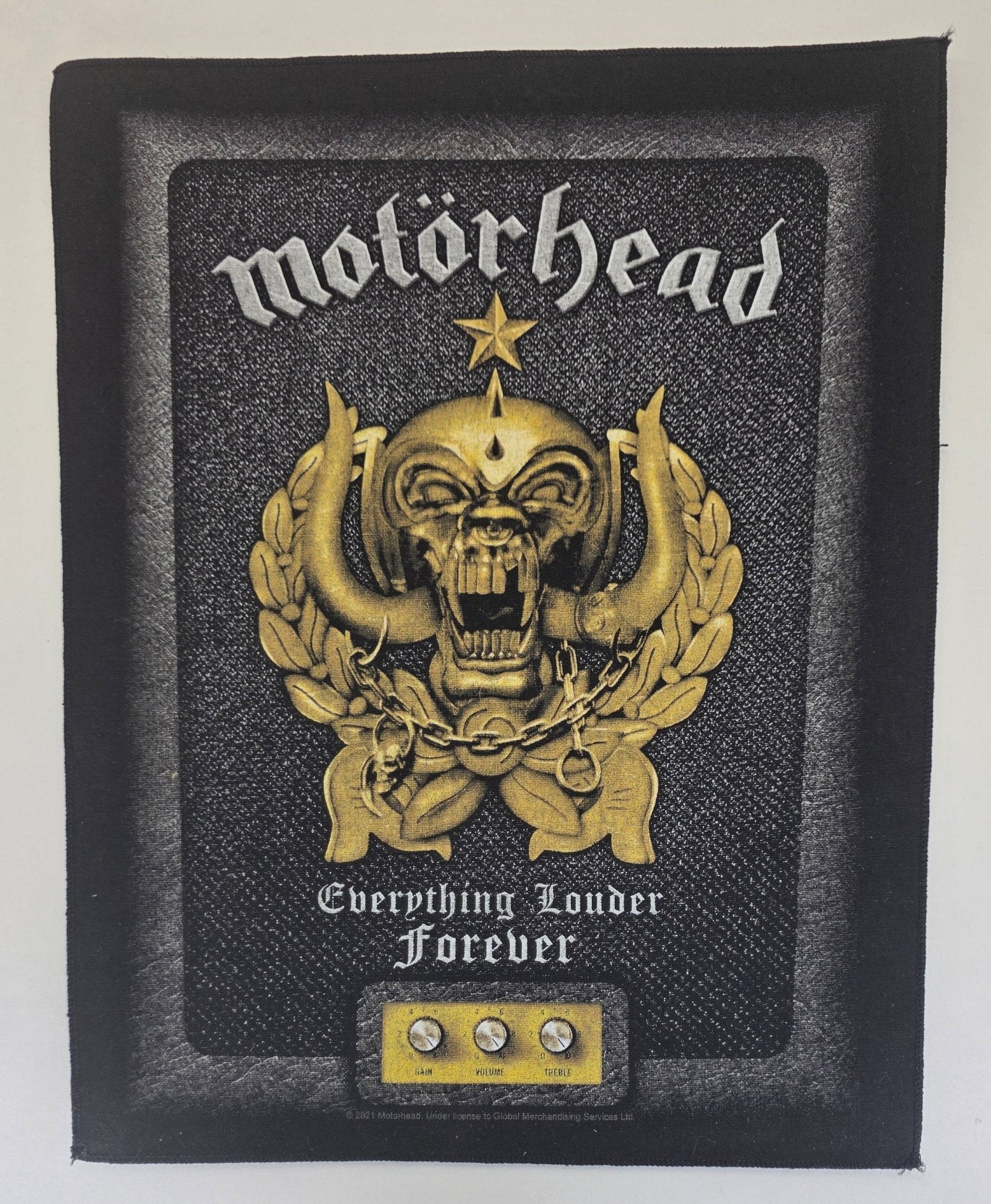Backpatch Motörhead Everything Louder Forever - Metalvest