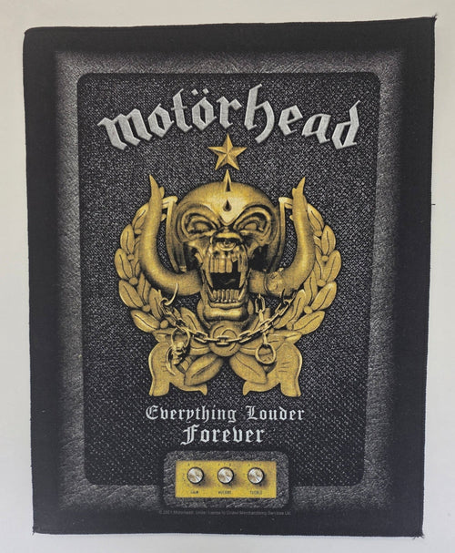 Backpatch Motörhead Everything Louder Forever - Metalvest