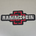 Backpatch Rammstein Blanc Et Rouge - Metalvest