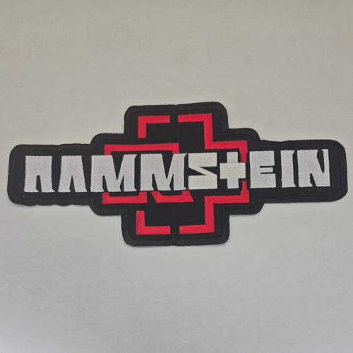 Backpatch Rammstein Blanc Et Rouge - Metalvest