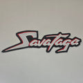 Backpatch Savatage Blanc Et Rouge - Metalvest